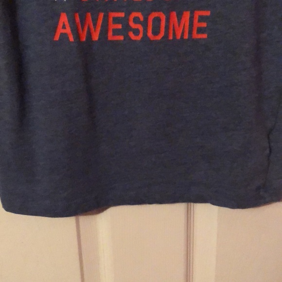 Old Navy United States of Awesome Blue T-Shirt Boys Large L 10/12 - Picture 5 of 14